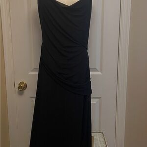 Naked Wardrobe Black Ruched Sweetheart Sheath Dress